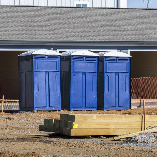 Heavy-duty construction site porta potty in Lafayette, Louisiana